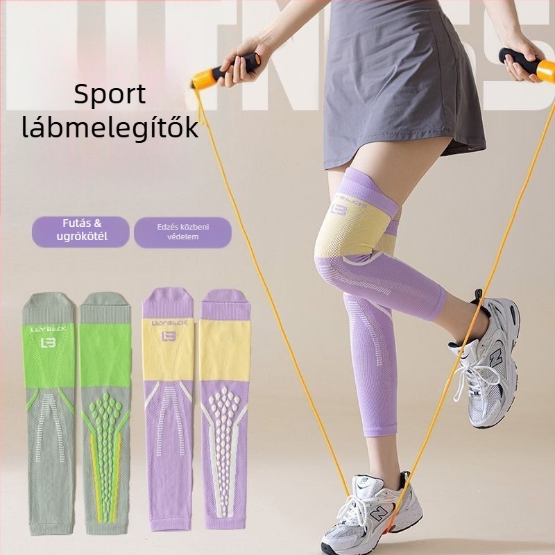 Női professzionális kompressziós térd-tartó zokni kültéri fitneszhez és futáshoz, csillapító ütés és kopásálló izomkompresszió a lábak karcsúsításáért (Modell: Compression Knee Support H; Márka: Yilang Knitwear; Korosztály: Felnőttek; Szezon: 2025 ősz)