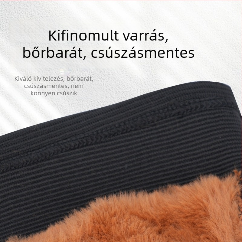 Meleg térdvédők fleece béléssel, poliészter anyagból; Kategória: térdvédők; Védett részek: térd; Alkalmazási területek: futás, kerékpározás, túrázás, téli sportok