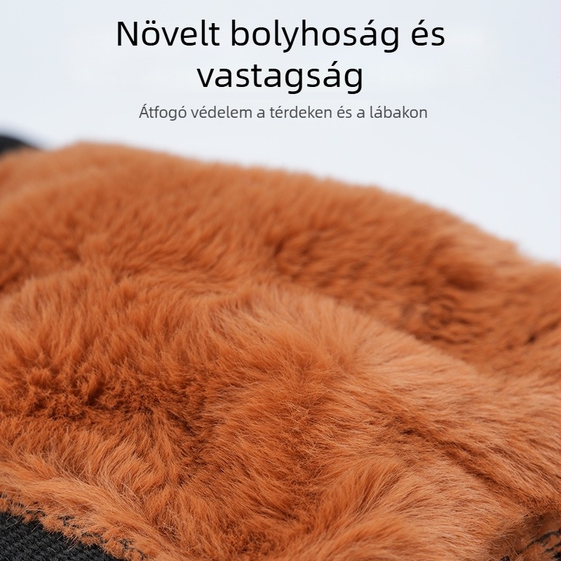 Meleg térdvédők fleece béléssel, poliészter anyagból; Kategória: térdvédők; Védett részek: térd; Alkalmazási területek: futás, kerékpározás, túrázás, téli sportok