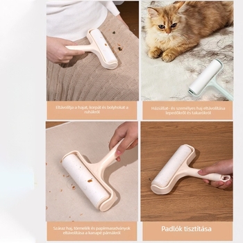 Szőr- és lint-eltávolító görgő – műanyag ház; Cen doudou márka; Modern minimalista dizájn; Zhejiang eredet; Bevezetés 2025