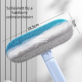GUOJJ Kisállat szőr eltávolító kefe – műanyagból készült macska szőr tisztító kanapéhoz és szőnyeghez, szőr abszorpciós eszköz