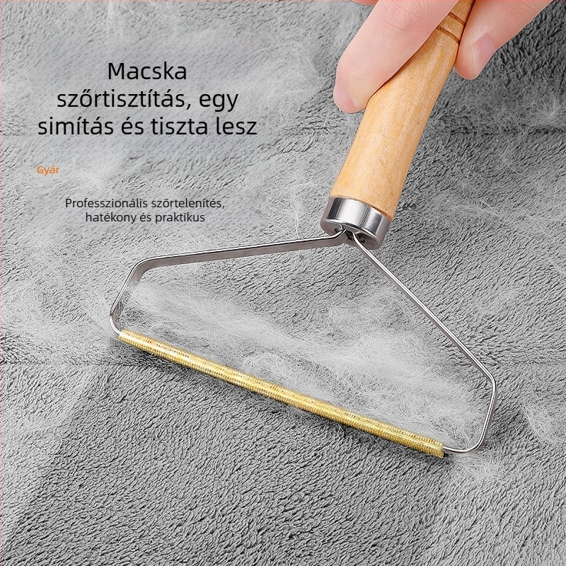 GUOJJ Kisállat szőr eltávolító kefe – műanyagból készült macska szőr tisztító kanapéhoz és szőnyeghez, szőr abszorpciós eszköz