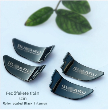 Rozsdamentes acél belső ajtó- és belső kilincs matricák Subaru XV, Outback, Legacy és Forester — Xidi car products