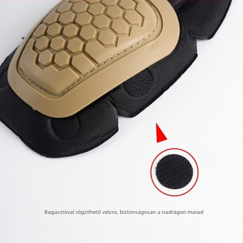 Lovagló térd- és könyökvédő készlet - poliészter rost, felnőtteknek, kőmászásra, 100 darab