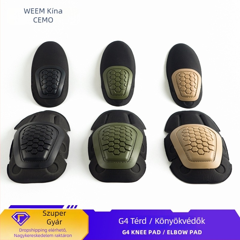 Lovagló térd- és könyökvédő készlet - poliészter rost, felnőtteknek, kőmászásra, 100 darab