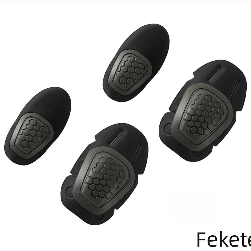 Lovagló térd- és könyökvédő készlet - poliészter rost, felnőtteknek, kőmászásra, 100 darab