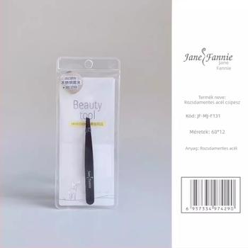 JANPHANIE Szemöldökcsipesz és klipsz, rozsdamentes acél, szemöldök formázás