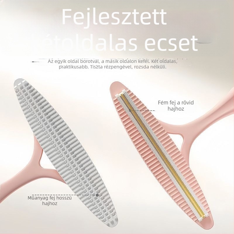 Kétoldalas ruhaszösz-eltávolító — kézi, műanyag, modern minimalist stílus, 2025 téli bevezetés