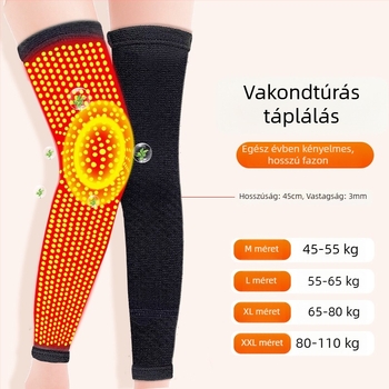 Artemisziás térdmelegítő, uniszex, ízületi melegítésre és védelmére, időseknek, nyári vékony modell klímás helyiségekhez