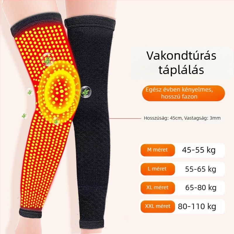 Artemisziás térdmelegítő, uniszex, ízületi melegítésre és védelmére, időseknek, nyári vékony modell klímás helyiségekhez