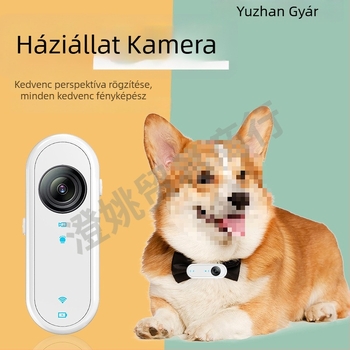 Kisállatok számára ujjkamera, modell P3, 2 MP szenzor, ABS tokozás, 3 órás akkumulátor, kültéri hordozható vízálló szilikon burkolattal