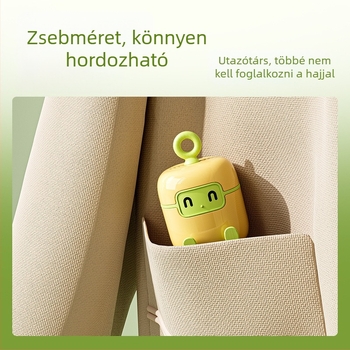 Mini mosható szőrszál-eltávolító – hordozható háztartási eszköz, ABS anyag, kettős használat, modern egyszerű stílus, 2025-ben debütált