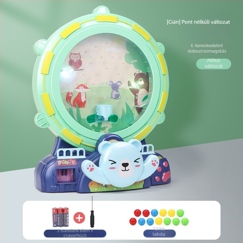 Xindong gyerekeknek szóló elektromos pinball asztali játéka — oktató, interaktív puzzle játék (műanyagból; 4–6 éveseknek; Funkciók: tanulás, puzzle, korai nevelés, interakció; fejleszt érzelmeket, látást, szellemi fejlődést).