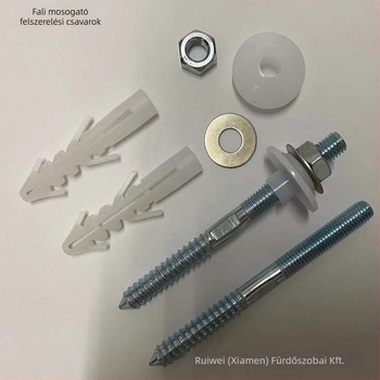 Riwei cinkötvözetű függő mosdó szerelőcsavarok hosszú expanziós csavarokkal