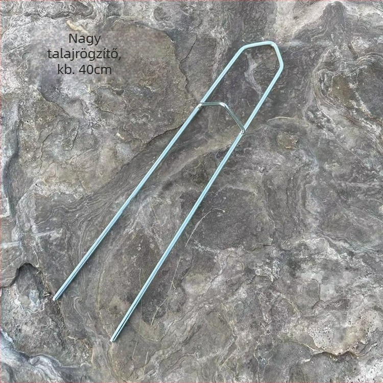 Vasból készült földre süllyeszthető tartó tengeri horgászathoz – kézi és tengeri rúdhoz, vasból