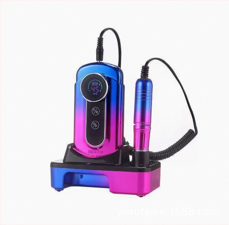 Újratölthető körömcsiszoló XSUV-710, tartozékkal a tároláshoz