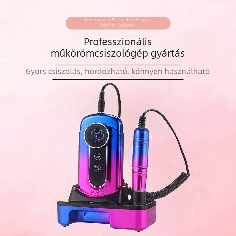 Újratölthető körömcsiszoló XSUV-710, tartozékkal a tároláshoz