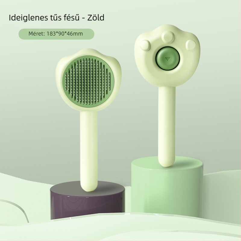 Macska és kutya szőrmentesítő fésű — ABS anyagú kefe a Spanish Creek márkától, eltávolítja a laza szőrt, hosszú szőrű macskáknál megfelelő