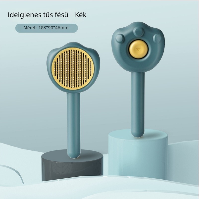 Macska és kutya szőrmentesítő fésű — ABS anyagú kefe a Spanish Creek márkától, eltávolítja a laza szőrt, hosszú szőrű macskáknál megfelelő