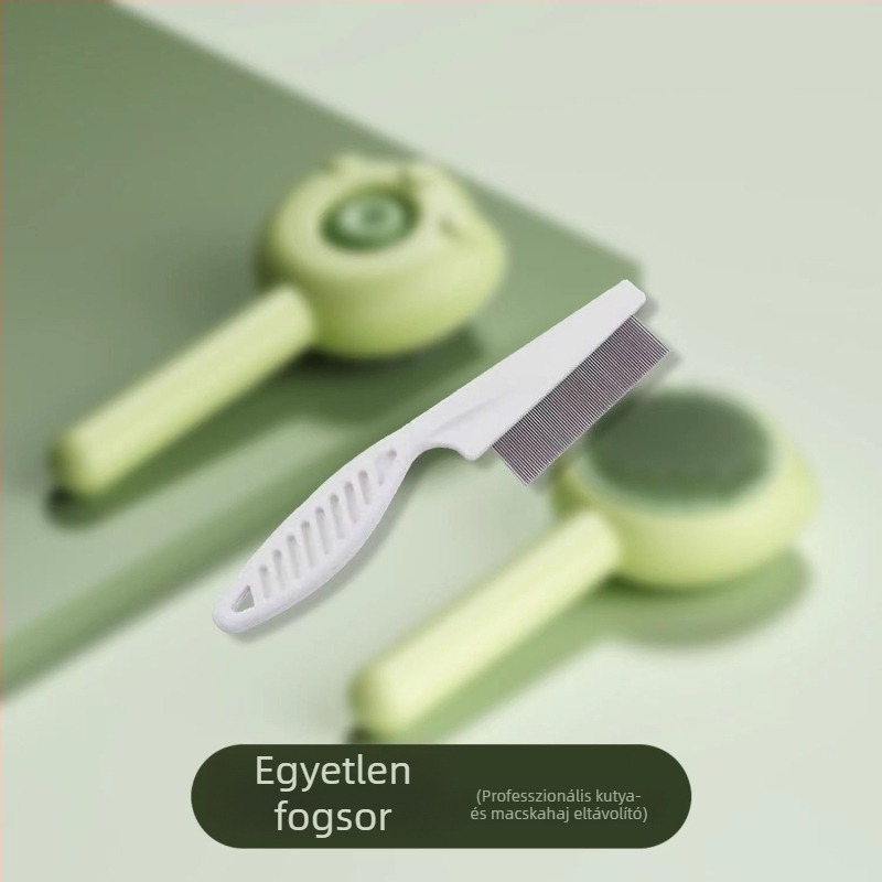 Macska és kutya szőrmentesítő fésű — ABS anyagú kefe a Spanish Creek márkától, eltávolítja a laza szőrt, hosszú szőrű macskáknál megfelelő