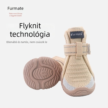 Furmate kutya cipő - légáteresztő hálós felület, csúszásmentes talp, kopásálló, melegen tart, hétköznapi kültéri cipő