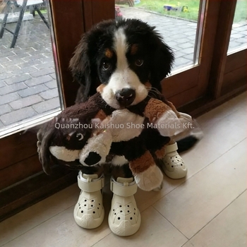 AJIAOYOUNG EVA kutyapapucs - könnyű, perforált, vízálló, csúszásmentes, kopásálló (Anyag: EVA; Származás: Fujian; Kutyáknak; Márka: AJIAOYOUNG)