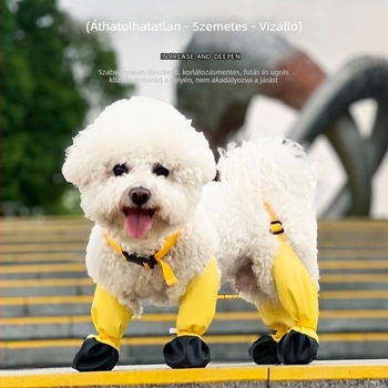 Kutyás esőcipő — vízálló, csúszásmentes, kopásálló, négy évszakos; anyag: ötvözet; márka: Powerful merchant