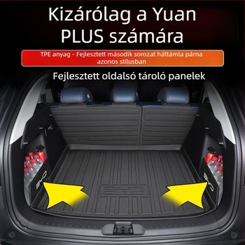 BYD Yuan Plus csomagtértakaró szőnyeg teljes körű védelemmel, Strange Fox autóalkatrészek, TPE+XPE csúszásmentes anyag