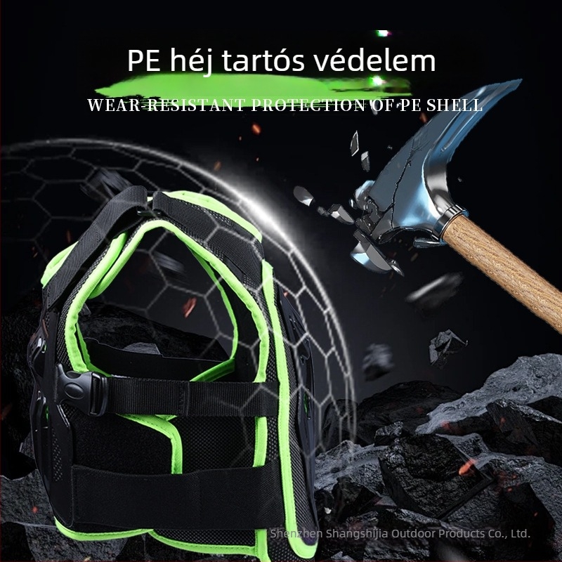 Gyerekeknek szóló kerékpáros védőfelszerelés: hát- és derékvédő, könyökvédő és térdvédő, EVA anyag, univerzális méret, kombinált sportvédelmi felszerelés