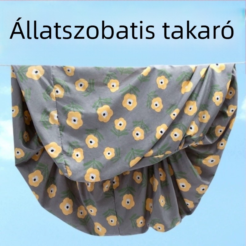 Kutyaház cserélhető fedél, minden évszakra, levehető és mosható, textil anyagú kutyafekhely védőfedél