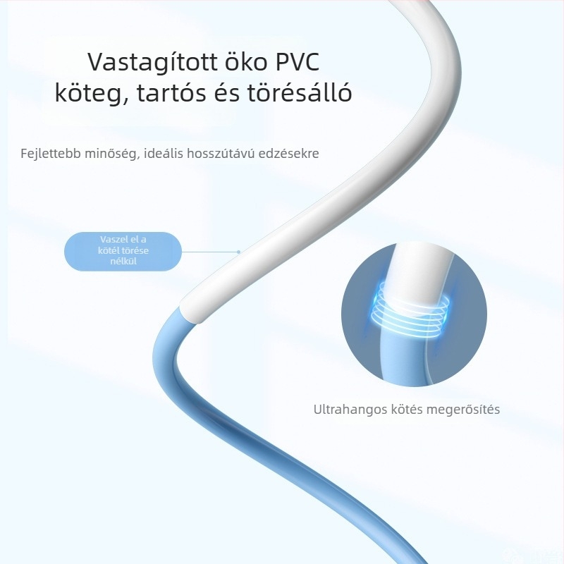 SEJIAN/SHULKEN gyerekeknek szánt professzionális ugrókötél, PP anyag, 2.8 specifikáció