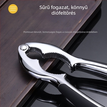 Anrun Többcélú diótörő cinkötvözetből – héjleválasztó dióhoz, fenyőmaghoz és pekánhoz