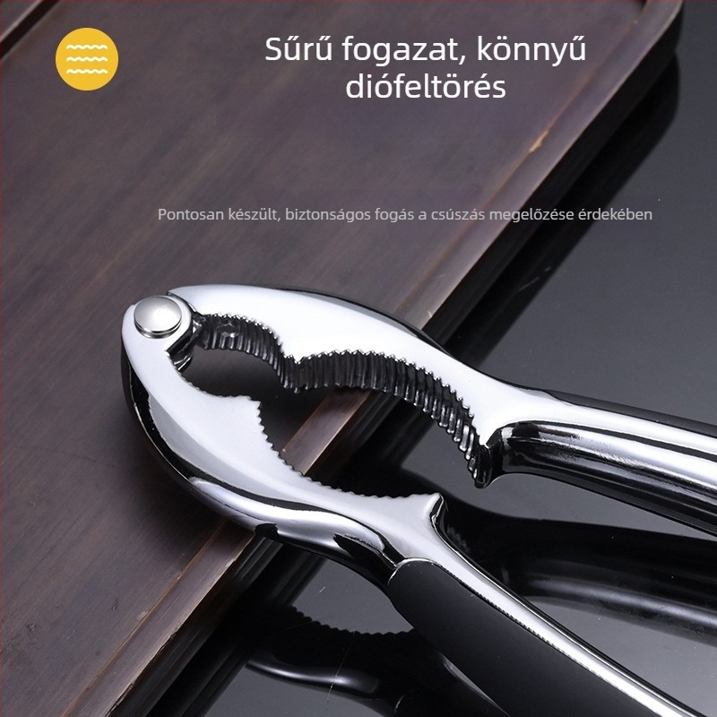 Anrun Többcélú diótörő cinkötvözetből – héjleválasztó dióhoz, fenyőmaghoz és pekánhoz