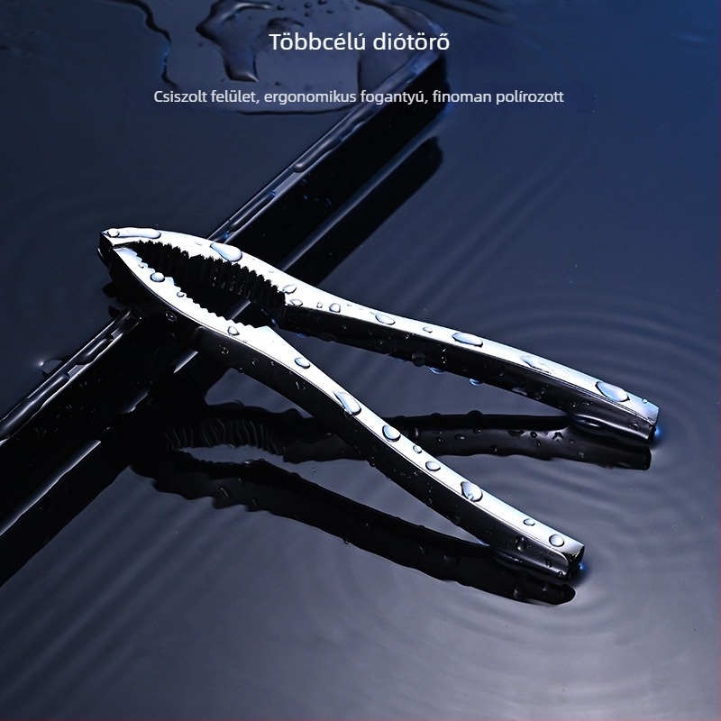 Anrun Többcélú diótörő cinkötvözetből – héjleválasztó dióhoz, fenyőmaghoz és pekánhoz