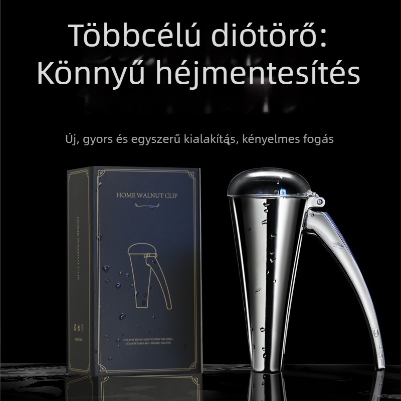 Anrun Többcélú diótörő cinkötvözetből – héjleválasztó dióhoz, fenyőmaghoz és pekánhoz