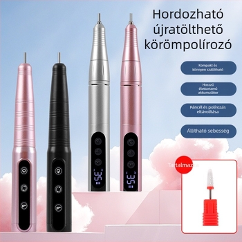 Elektromos manikűr polírozó toll, hordozható manikűr eszköz, modell L1, Zhejiang eredet