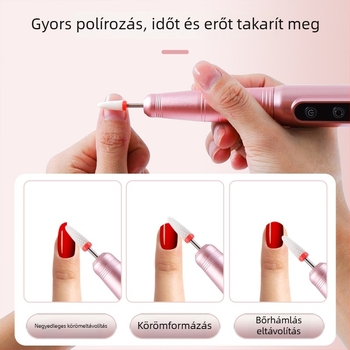 Elektromos manikűr polírozó toll, hordozható manikűr eszköz, modell L1, Zhejiang eredet