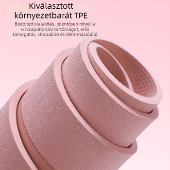 TPE jóga matrac, 8 mm vastagságú, csúszásmentes, hangszigetelő, 200 g, mintázat: karakterek, testreszabható
