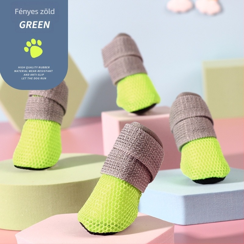 Just Pet kis testű kutyák beltéri cipői, légáteresztő hálós anyag, puha talp, szabadidős stílus