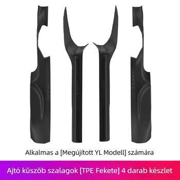 Tesla YL küszöbcsík, PP anyag, ragasztóval történő felhelyezés, oldalsó rész a járműnek