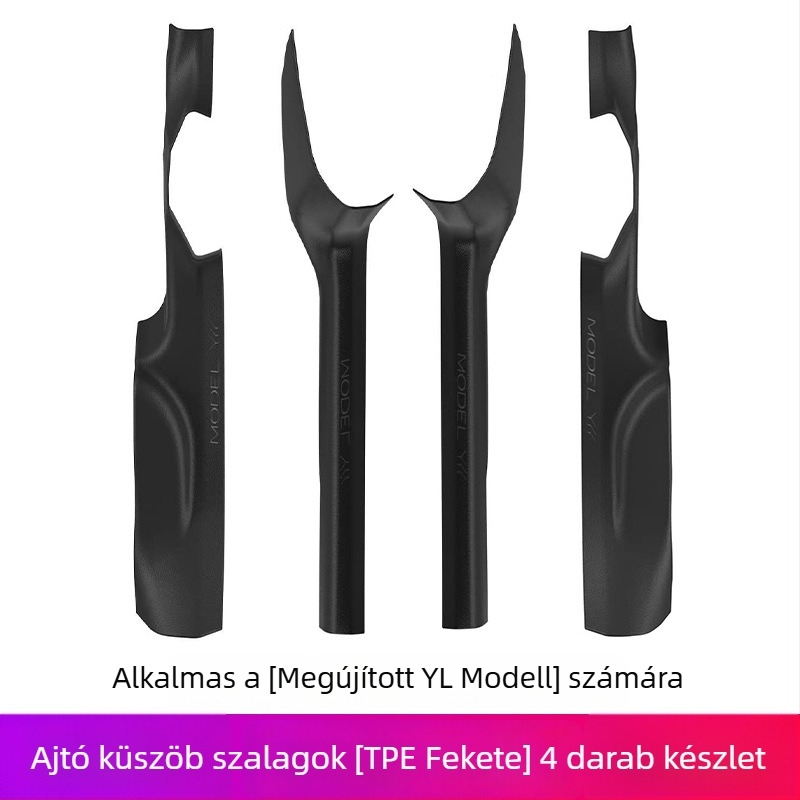 Tesla YL küszöbcsík, PP anyag, ragasztóval történő felhelyezés, oldalsó rész a járműnek