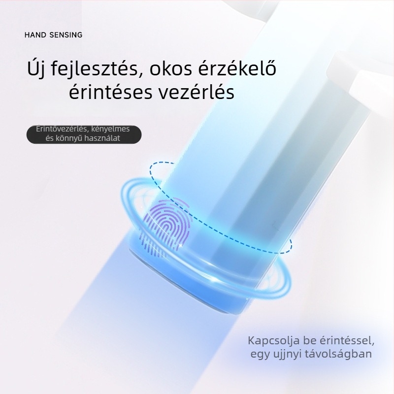 Kézben tartható körömlámpa, hordozható újratölthető UV/LED fototerápiás lámpa körmökhez, műanyag test, 25,6 g