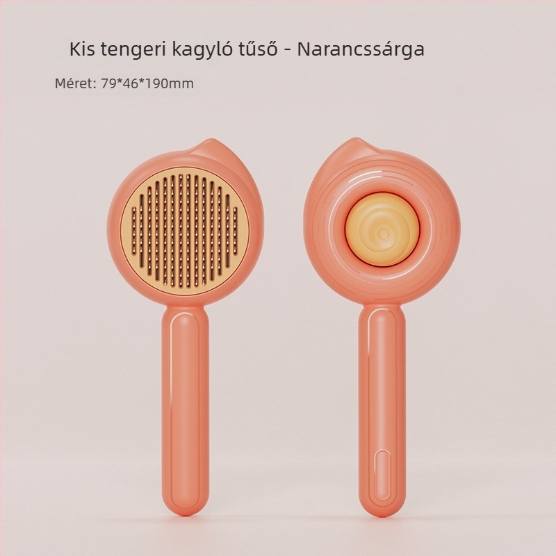 Tűs fésű macskáknak és kutyáknak — ABS és rozsdamentes acél, kisállat ápolási eszköz a Janie Cat márkától