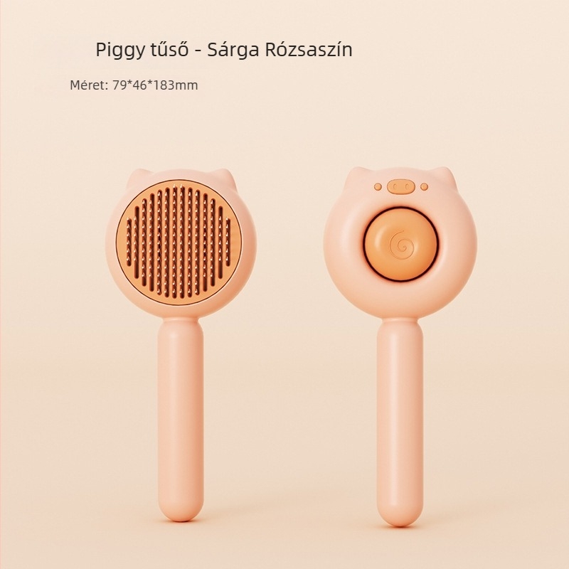 Tűs fésű macskáknak és kutyáknak — ABS és rozsdamentes acél, kisállat ápolási eszköz a Janie Cat márkától