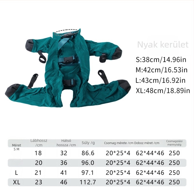 Kutyák porvédő nadrág, szabadidős stílus (polieszter szál; márka: Pet taro; termék kategória: porvédő nadrág; általános használat)