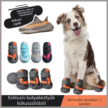 HCpet kutyacipők — gumi, csúszásmentes, kopásálló, mindennapi