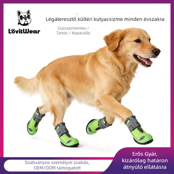 Kutyacipők csúszásmentes, kopásálló, meleg, gumiból készültek