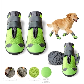 Kutyacipők csúszásmentes, kopásálló, meleg, gumiból készültek