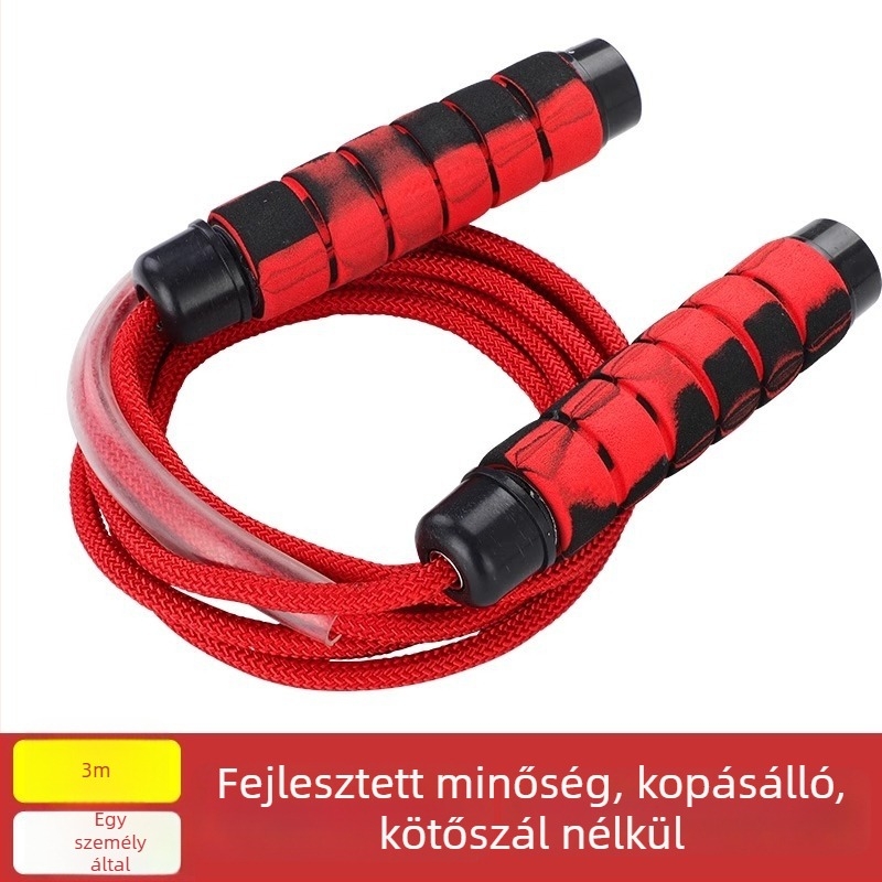 Csoportos ugrókötél csomózott nyolcas formával, PP anyagból, edzésekhez és versenyekhez