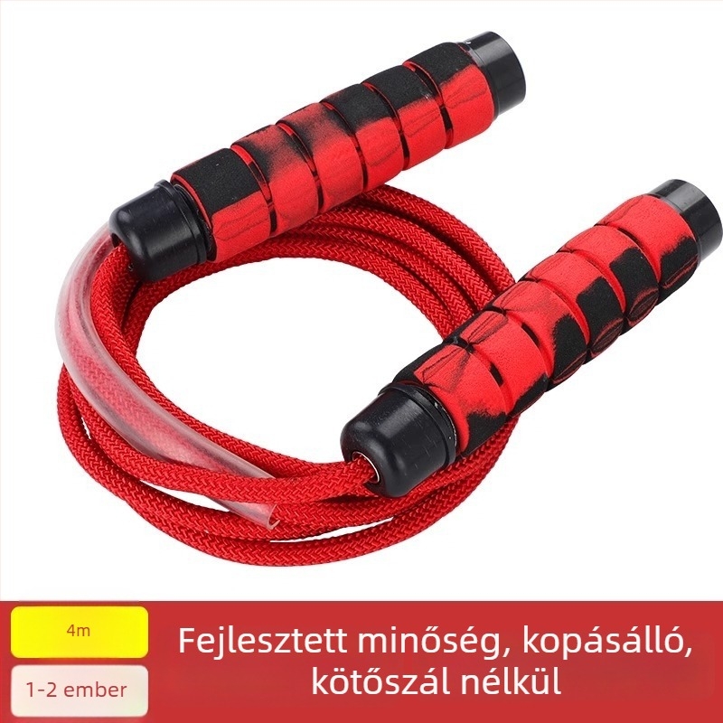 Csoportos ugrókötél csomózott nyolcas formával, PP anyagból, edzésekhez és versenyekhez